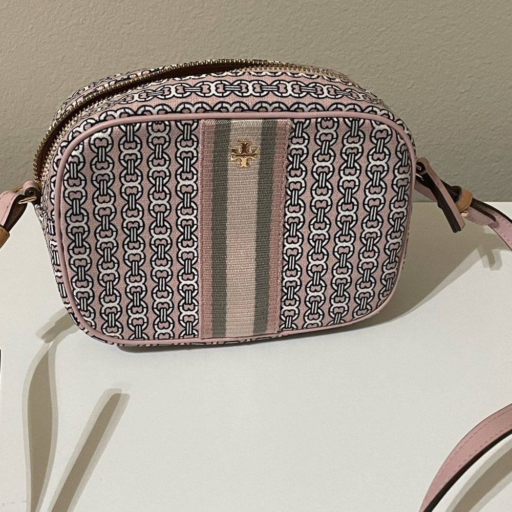 Tory Burch Gemini Canvas Crossbody Bag